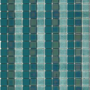 Alttoglass Mosaik Platino Lineal Aguamarina