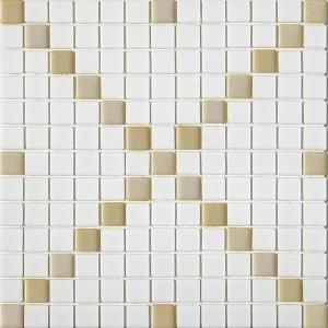 Alttoglass Mosaik Titanio Blanca Caramelo