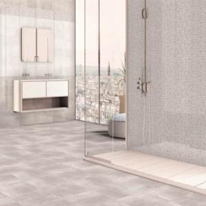 Badezimmer Fliesen Halcon Melia Gris