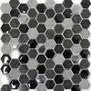 hexagon_mosaic_tiles _negra