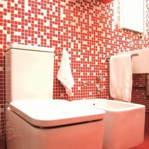 Wand mosaik-fliesen Degradado bicolor rojo