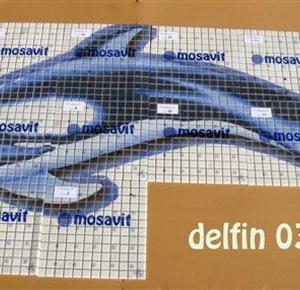 HD Glas-Mosaik-Fliesen Delfin