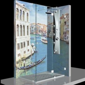 HD Glas-Mosaik-Fliesen Shower in Venice