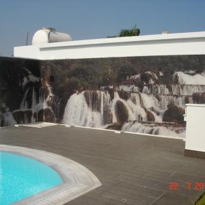 HD Glas-Mosaik-Fliesen Waterfall