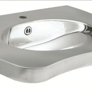 Stainless steel washbasin for disabled 13024.S