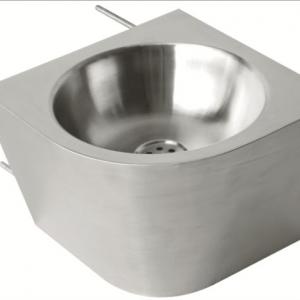 Inox corner prison washbasin 360x360 13036.PL.S