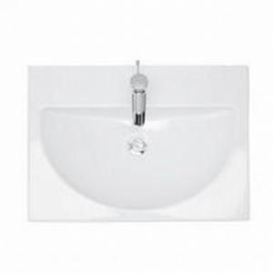 City semi recessed basin 65