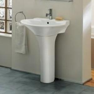 Jade wash basin 68 cm w fixing kit