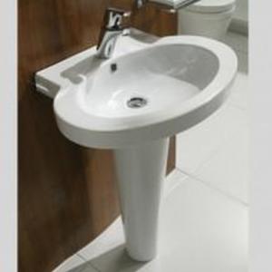 Nau wash basin 66 cm w fixing kit