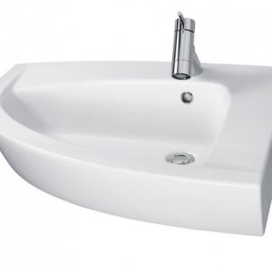 Newday left wash basin 70 cm w fixing kit