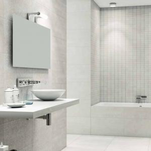 Badezimmer Fliesen TAU Beton Blanc