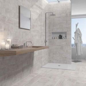 Badezimmer Fliesen TAU Tapial White