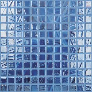Vidrepur Mosaik Pincel Azul 25x25