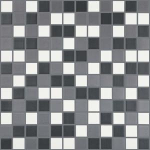 Vidrepur Mosaik Basic Gris Mate 25x25