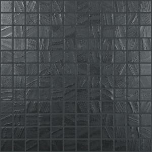 Vidrepur Mosaik Negro Agua 25x50