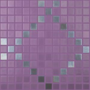 Vidrepur Mosaik Malva Rombo 25X25