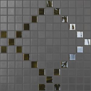 Vidrepur Mosaik Grafito Rombo 25X25