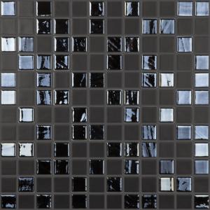 Vidrepur Mosaik Negro Mezcla 25X25