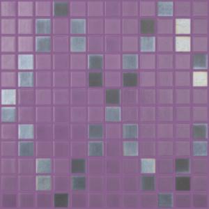 Vidrepur Mosaik Malva Geometria 25X25
