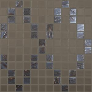 Vidrepur Mosaik Antracita Geometria 25X25
