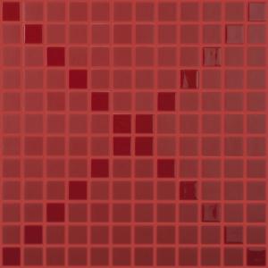 Vidrepur Mosaik Rojo Trento 25X25