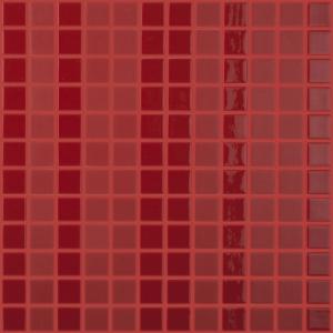Vidrepur Mosaik Rojo Cortina 25X25