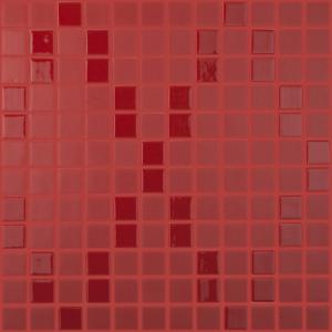 Vidrepur Mosaik Rojo Geometria 25X25