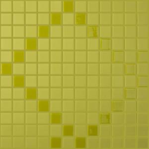 Vidrepur Mosaik Pistacho Rombo 25X25