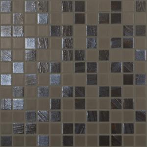 Vidrepur Mosaik Antracita Mezcla 25X25